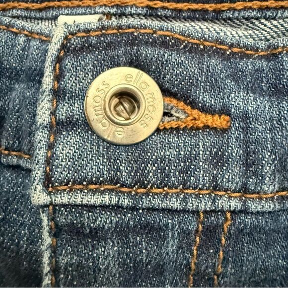 Ella Moss Blue Straight Jeans with Distressed Look 8/29 Junior - Picture 4 of 9